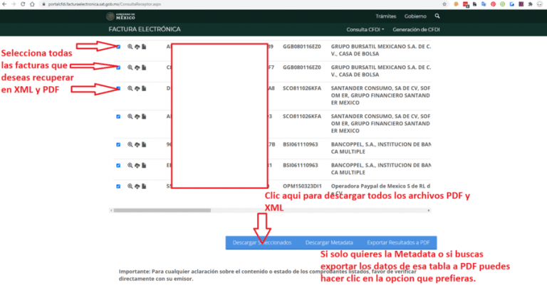 Consultar Cancelar Y Recuperar Facturas SAT